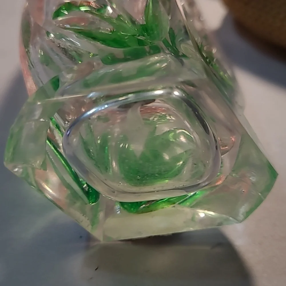 Women's Vintage I. W. Rice Hand Cut Perfume Bottle